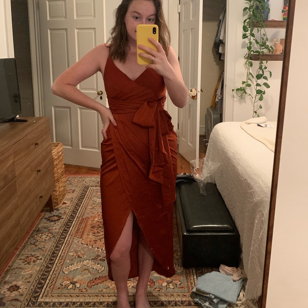 Copper Showpo MIDI Dress